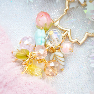 Pink Snow Monkey Charm