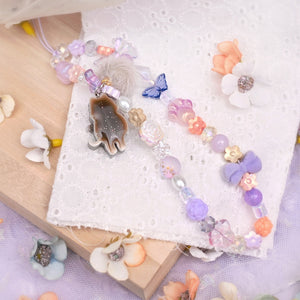 Long Straps - Baked Taro Choco-lilac