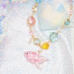 Sakuranbo Goldfish Crystal Bracelet