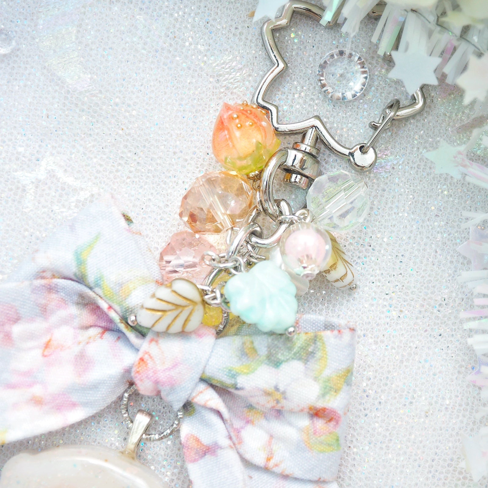 Grey Snow Monkey Charm