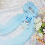 Froot Bat Hairtie (Sky with Blue)