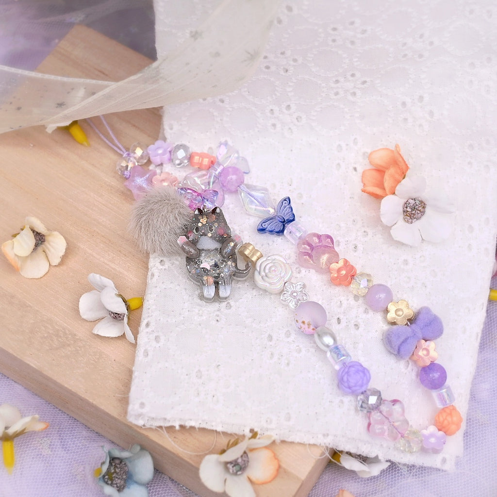 Long Straps - Baked Taro Choco-lilac