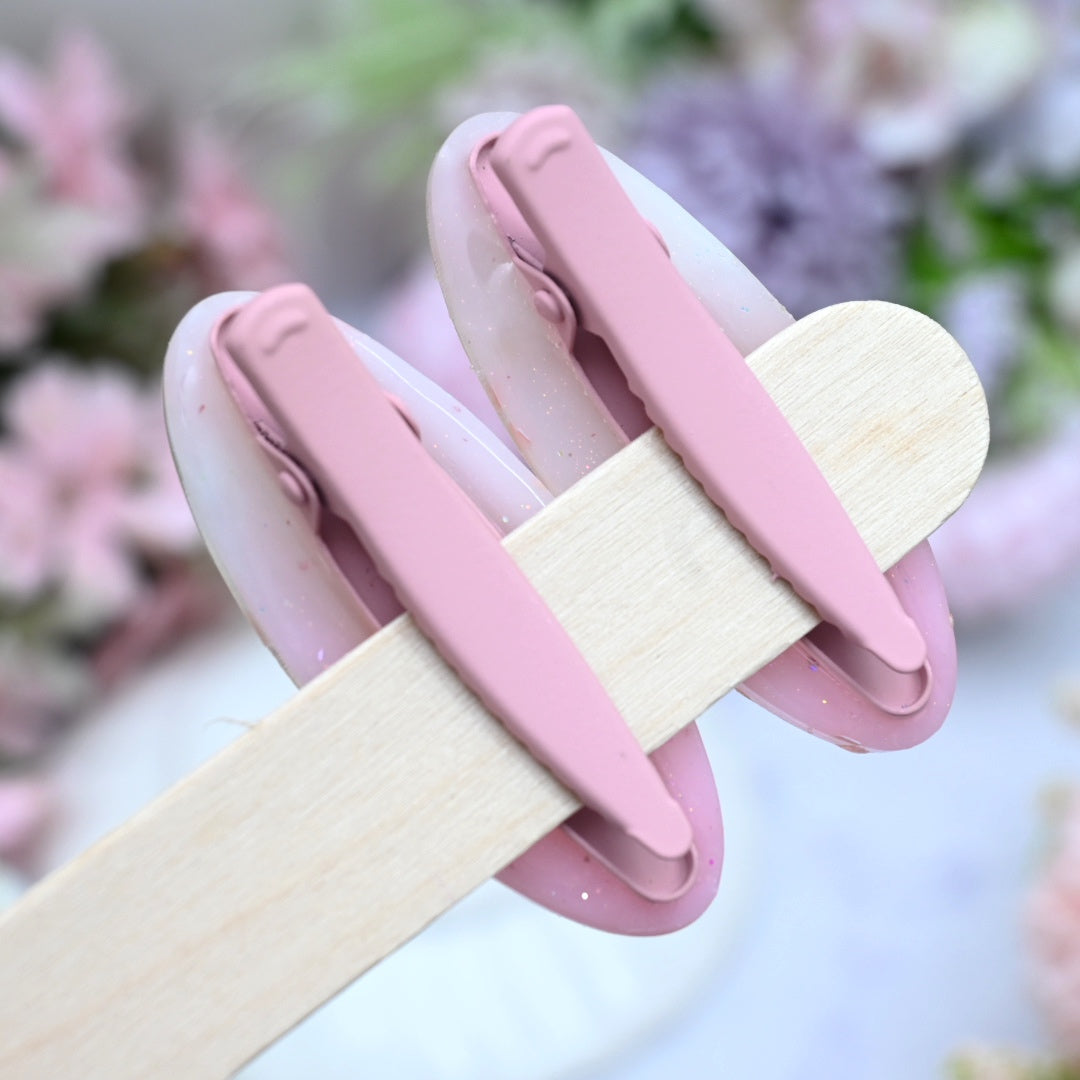 Sakura Kirby Hairclips (jumping kirby)