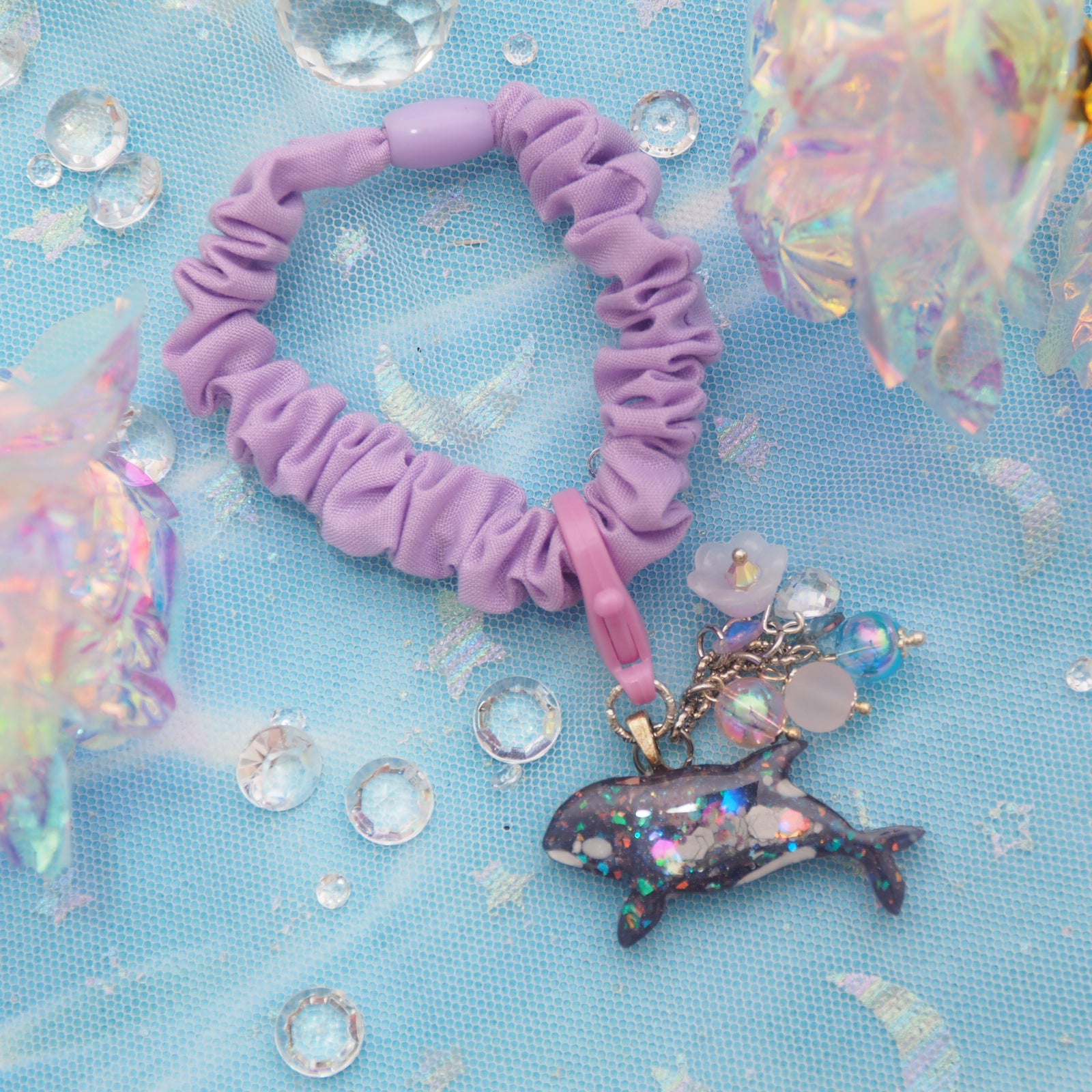 Baby Orca Charm (Pastel Hairties)