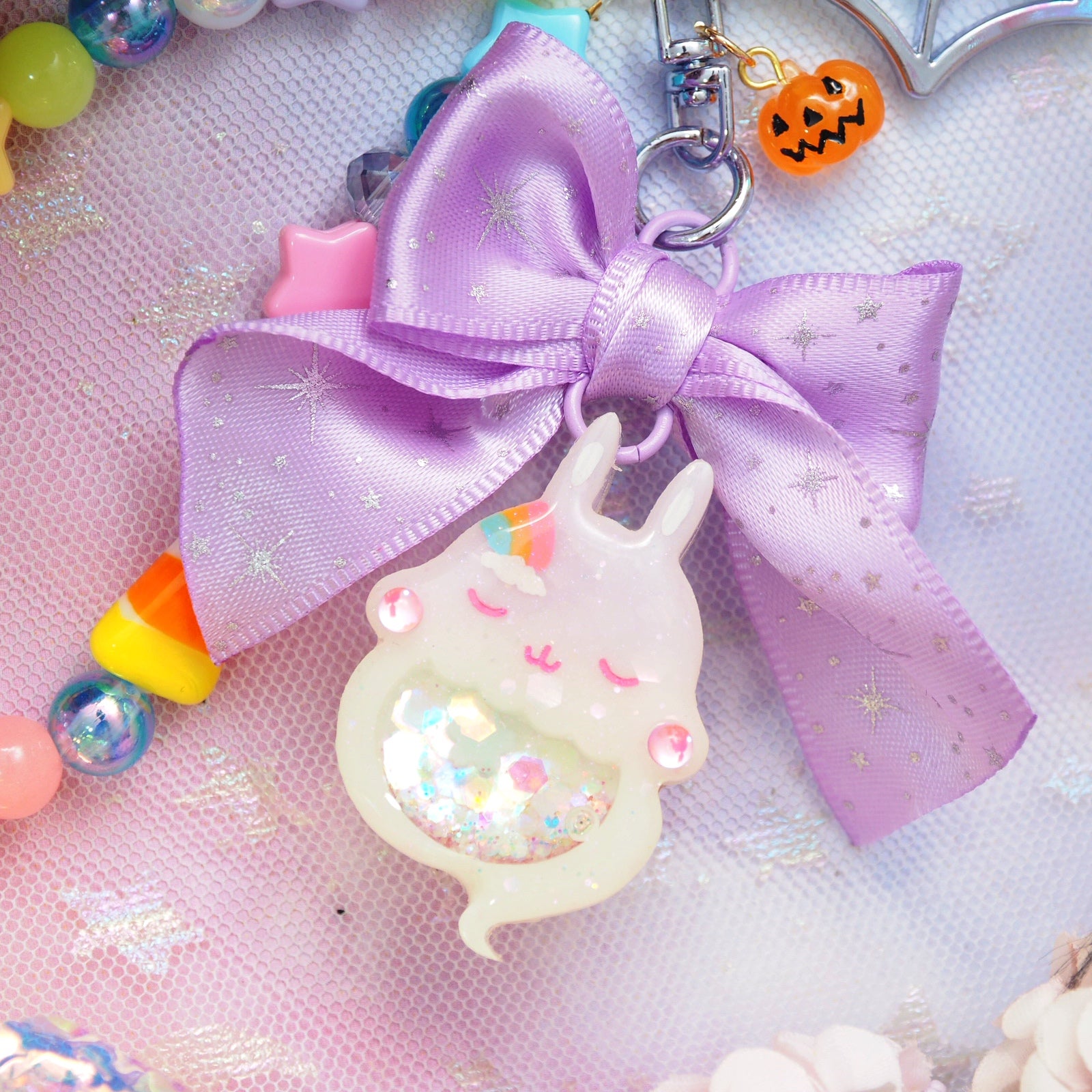 Candy Loop Supurplenatural Ghostie Bun Charm