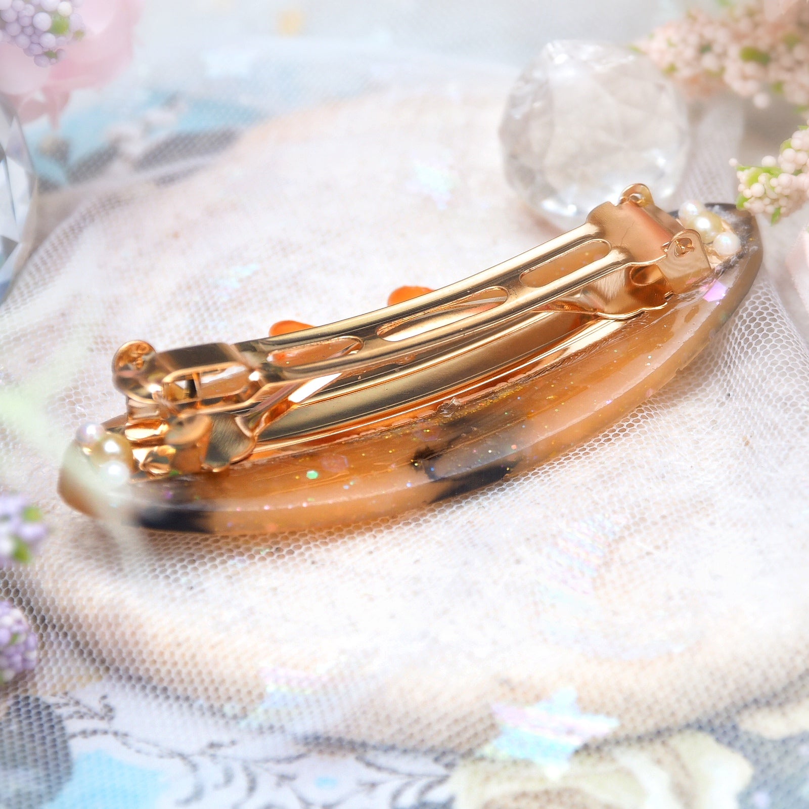 Tiger Barrette (Oval)
