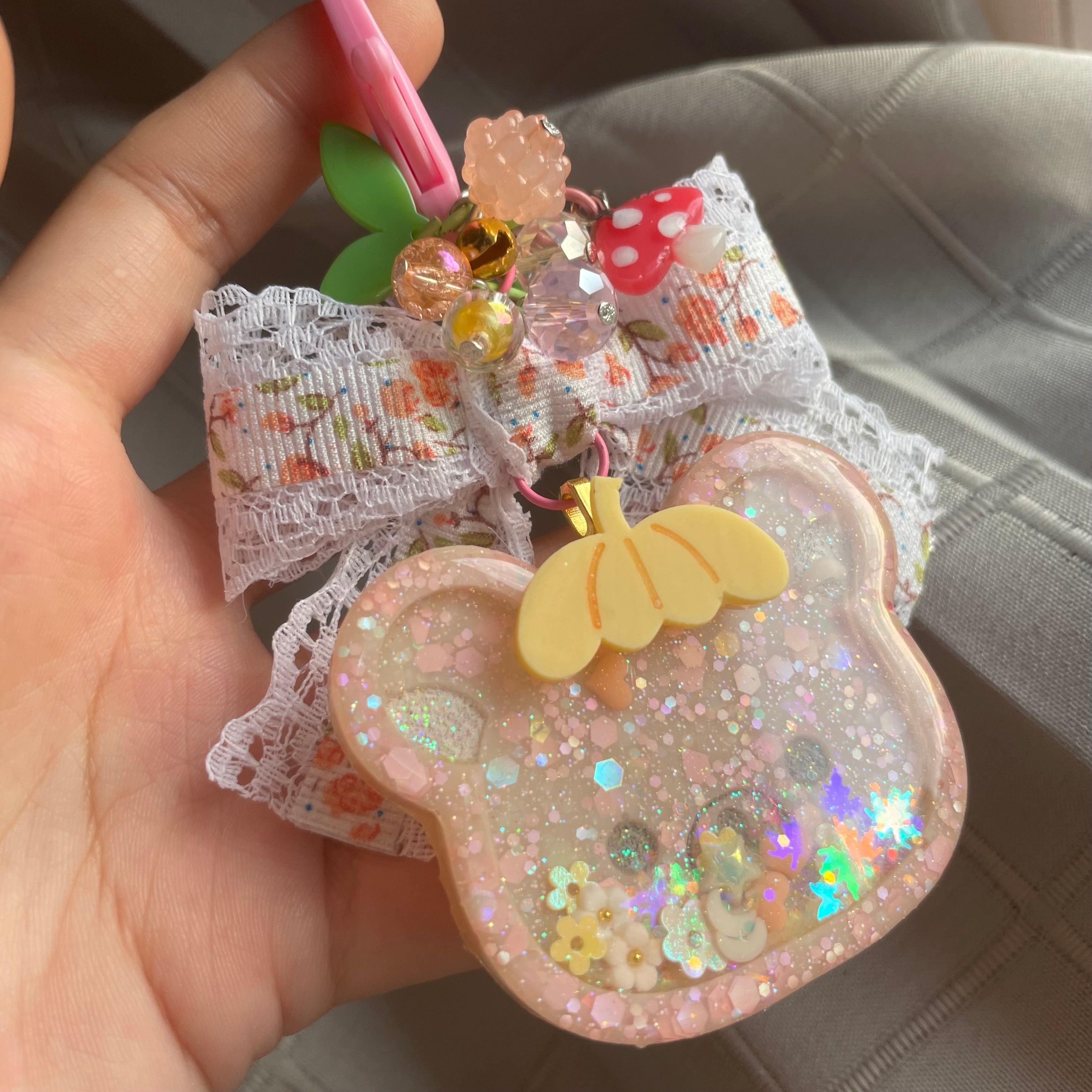 Pumpkin Kuma Charm