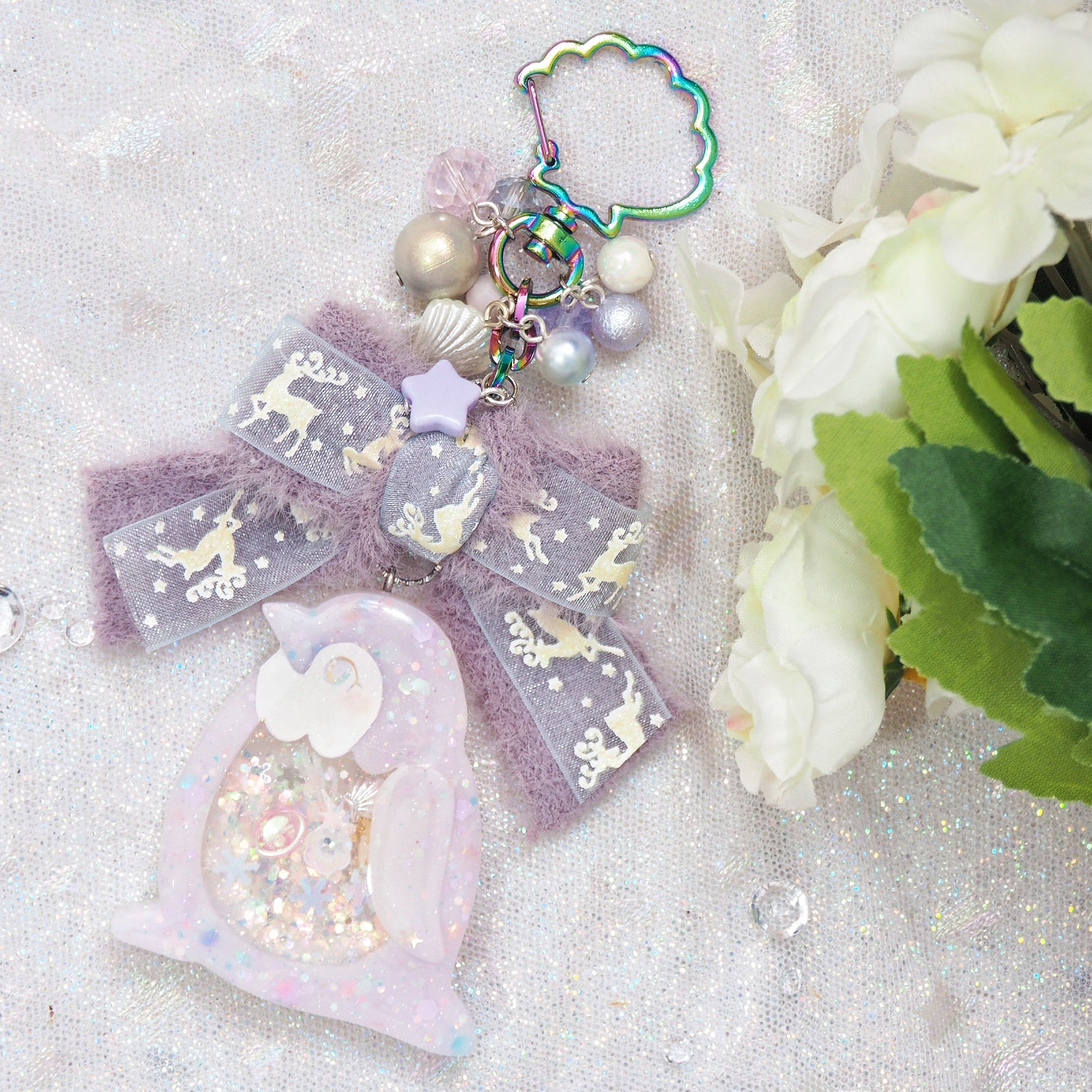 Punguin Charm - Amethyst