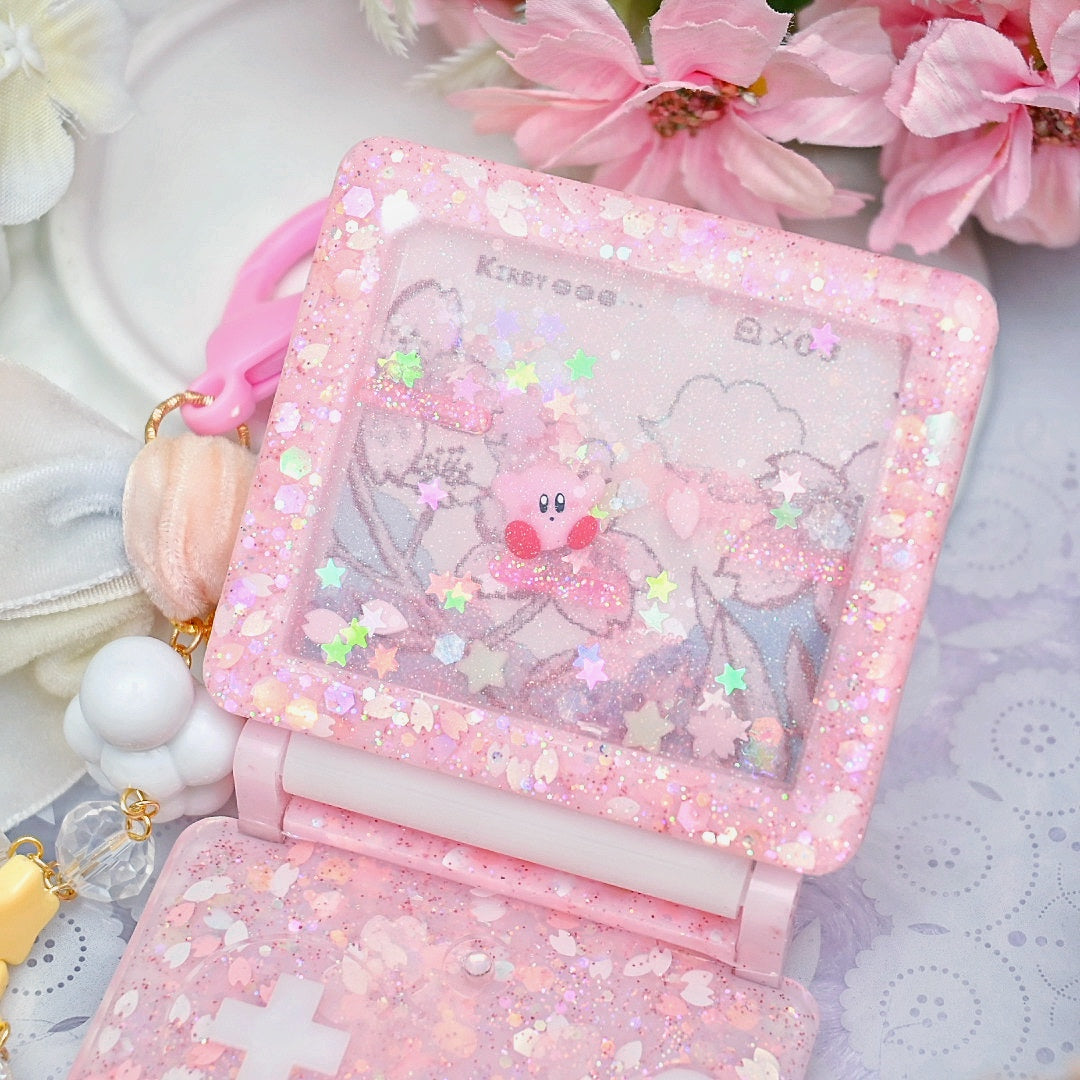 (Instock) Kirby in Sakura Land Game Charm B