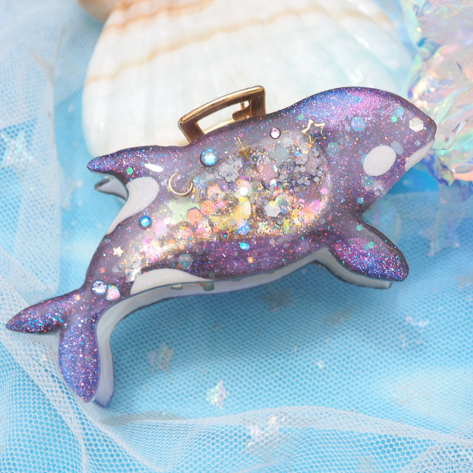 Amethyst - Orca 5.5cm Hair Claw