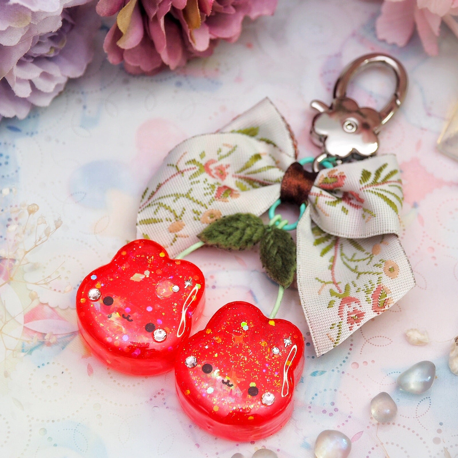 Cherry Bonbuns (Dark Green leaves)
