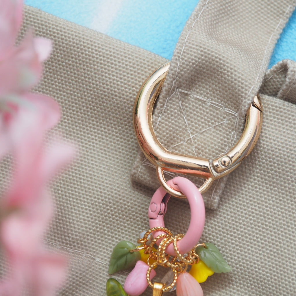 Charm Saver Clasp with loop (Gold)