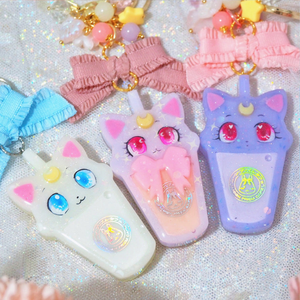 Magical Cats Boba Charms