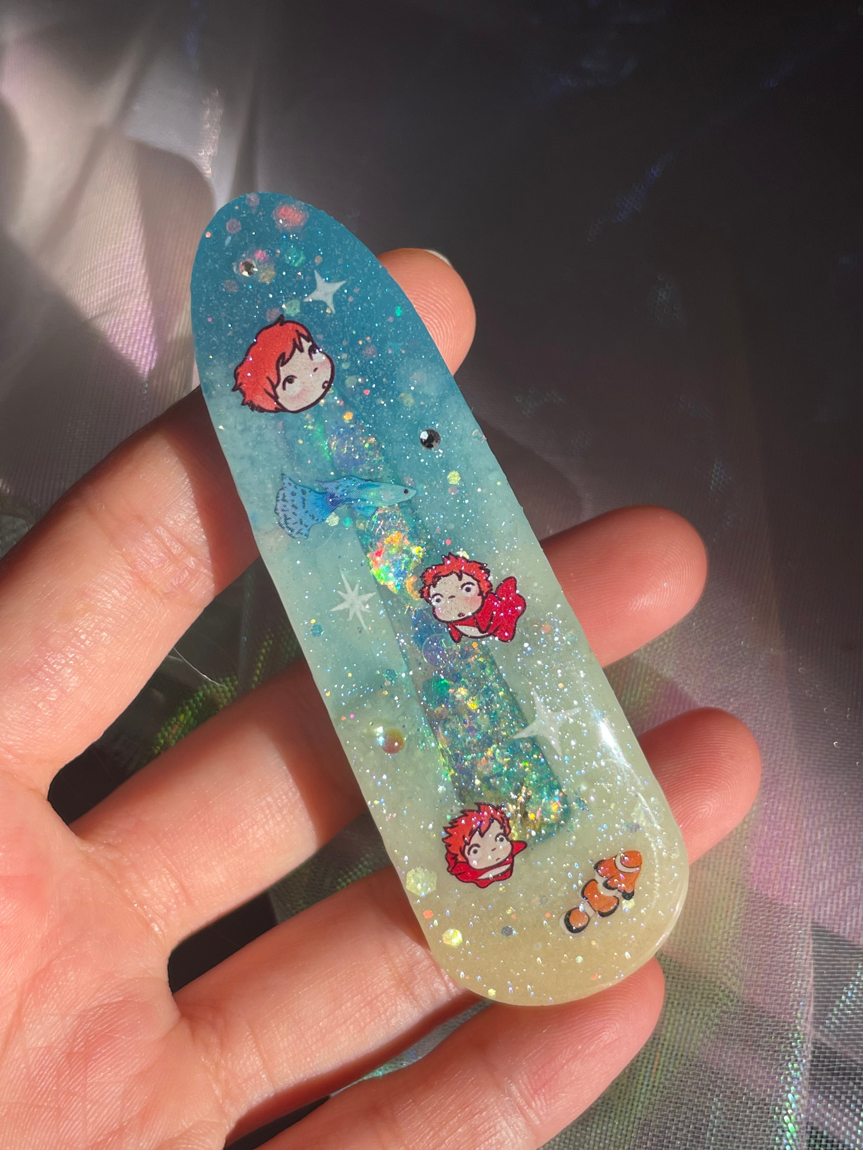 Ponyo Hair clip (Teardrop)
