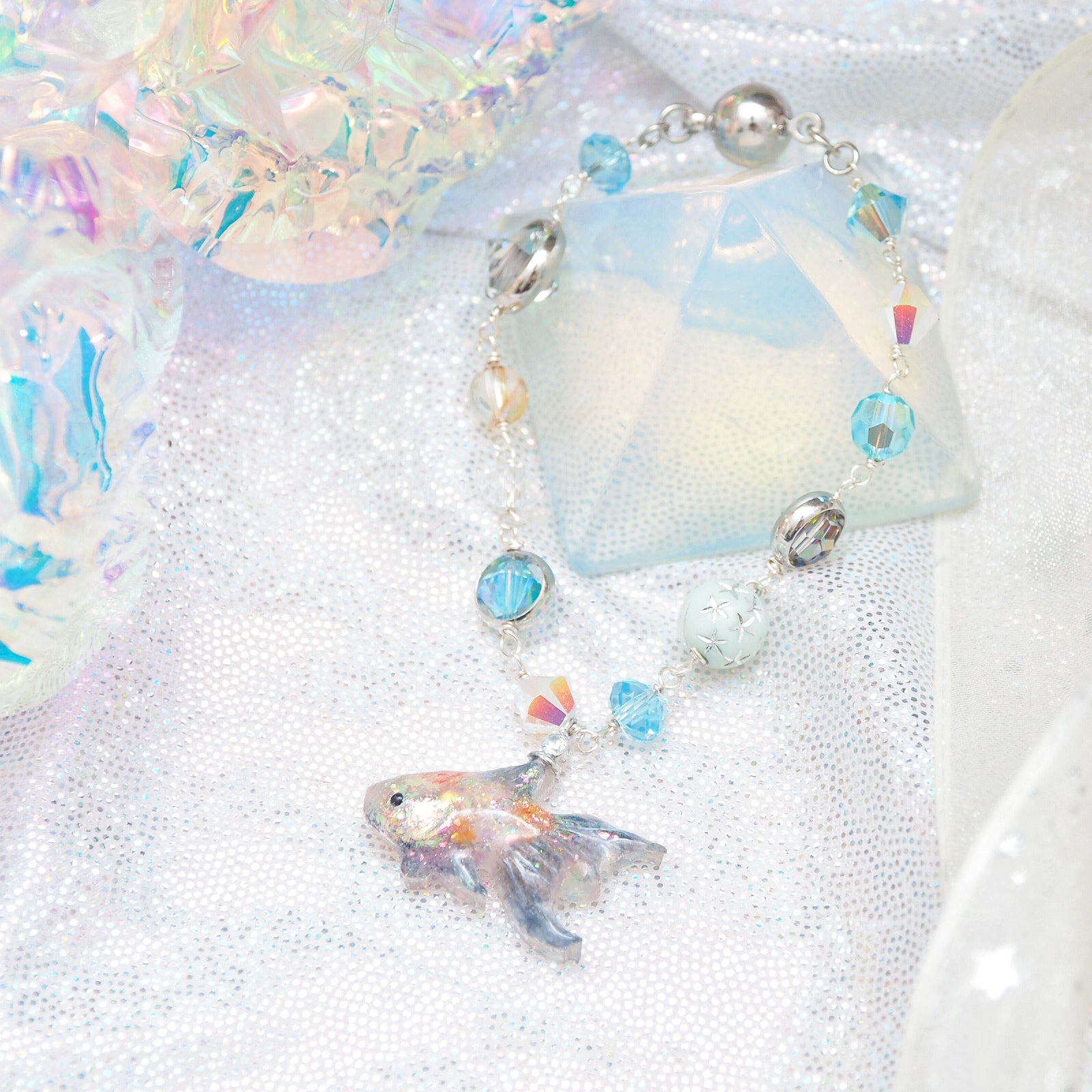 Nori Goldfish Crystal Bracelet