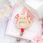 Caramel Fairy Fox Heart Badge Reel