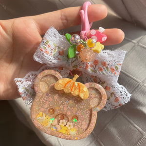 Pumpkin Kuma Charm