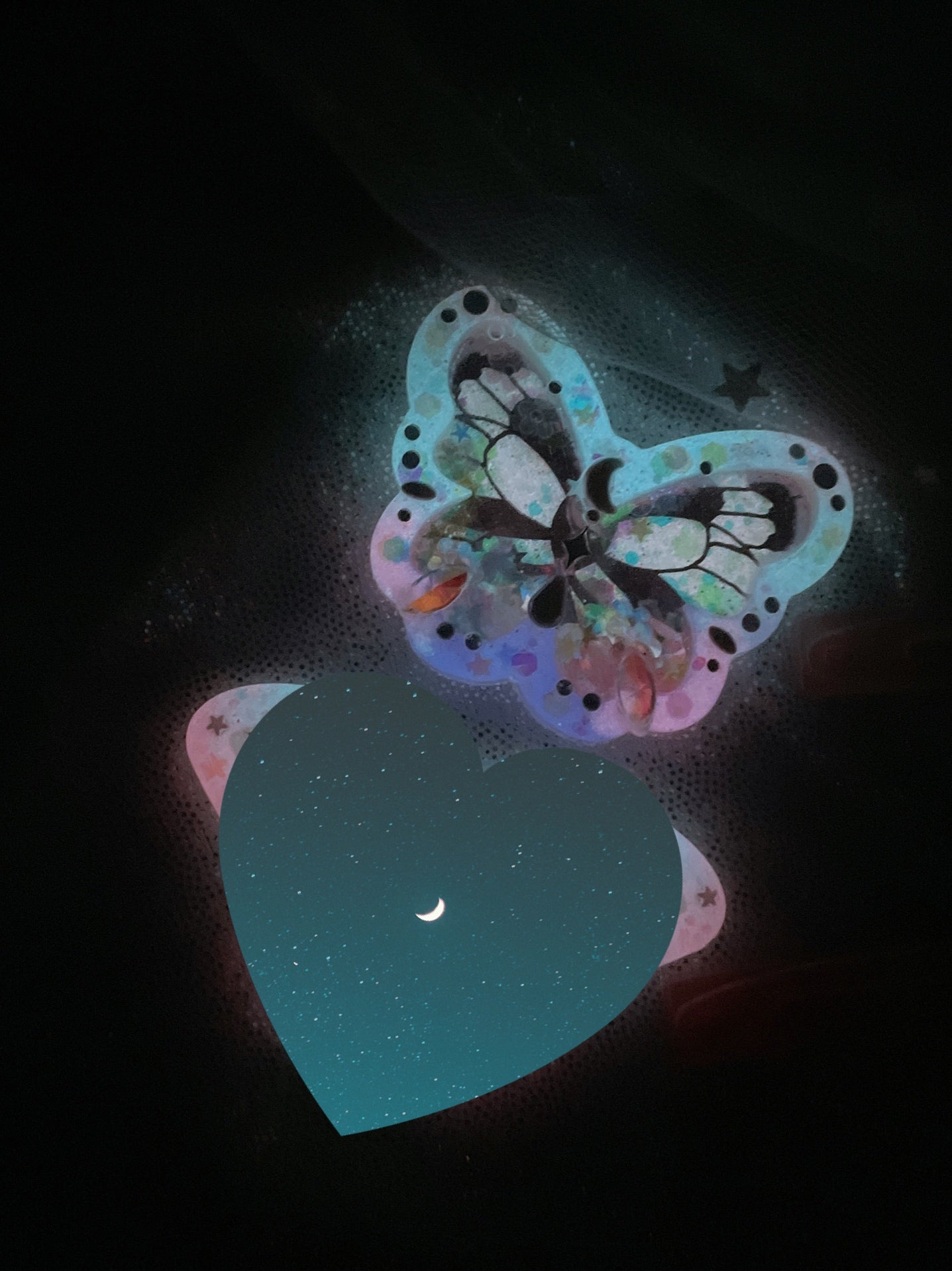 Solune Nympha Bejewelled Lepidoptera Hairclip