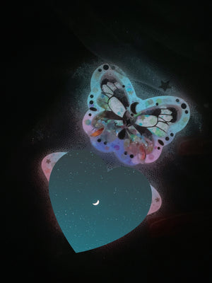 Solune Nympha Bejewelled Lepidoptera Hairclip