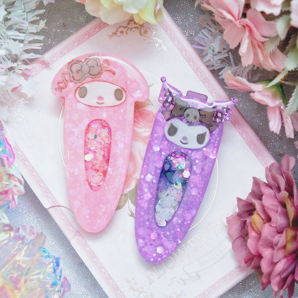 Mayonaka KuroMero Set (7cm hairclip)