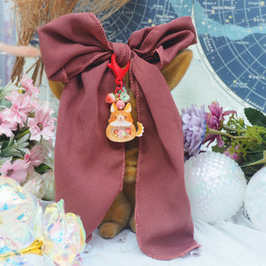 Red fox Hairtie Charm