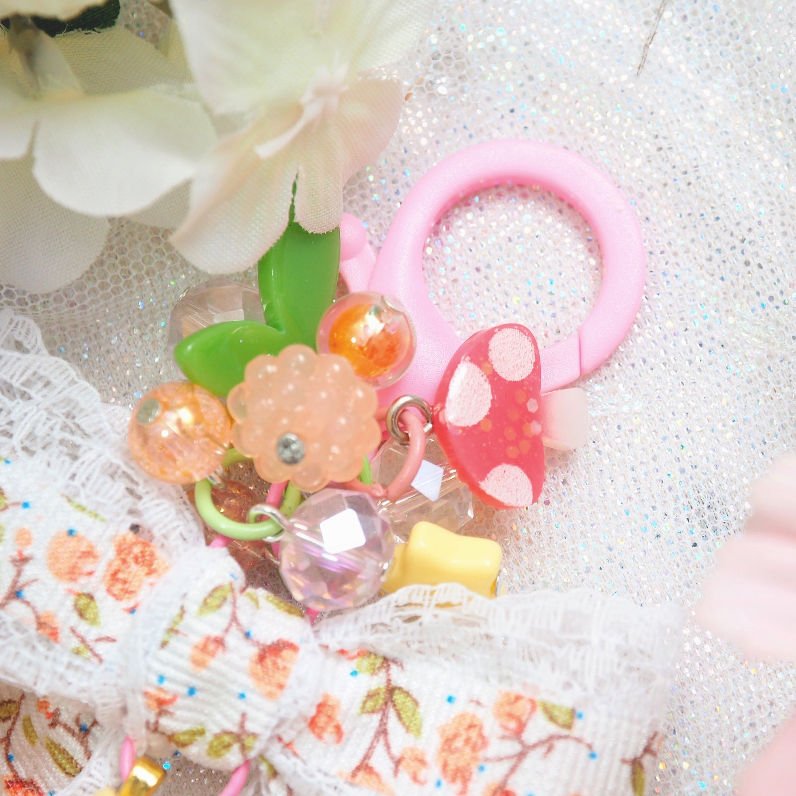 Pumpkin Kuma Charm