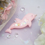 Pink Dolphin Clip (6cm right side clip)