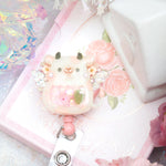 Fairy Cow Heart Badge Reel