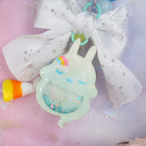 Candy Loop Peek-a-Bloo Ghostie Bun Charm