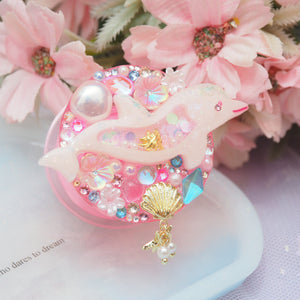 Candy Coral Reef Dolphin Grip