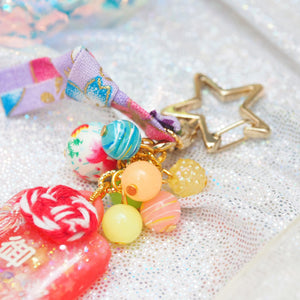 Red Hanabi Omamori Charm