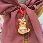 Red fox Hairtie Charm