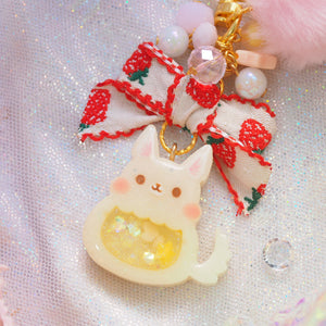 Strawberry Sand Fox Charm
