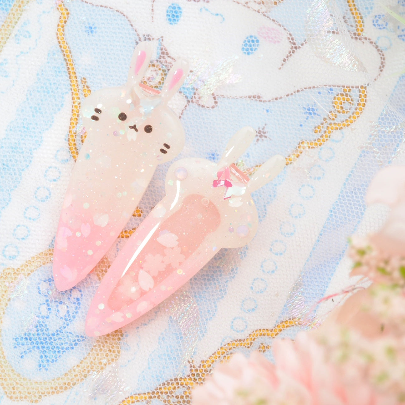 Pre-order: Baby Bunny Hairclips Set
