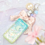 Moon Bath Token Shaker Charm (glowing)