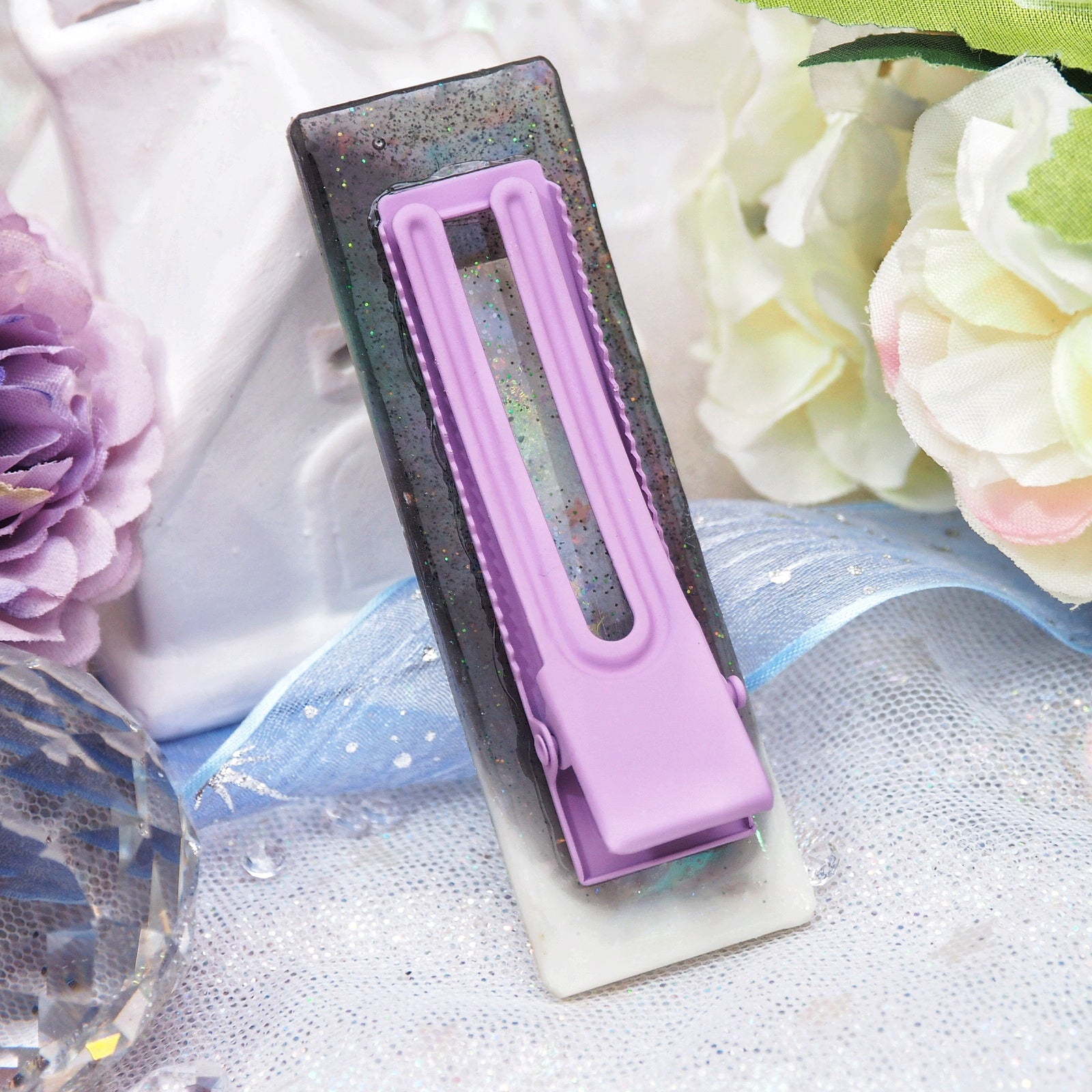 Natural Aurora Clip C (6cm hairclip)