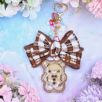 Dark Choco Cookie Bear Charm