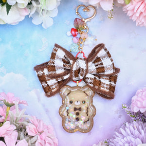 Dark Choco Cookie Bear Charm