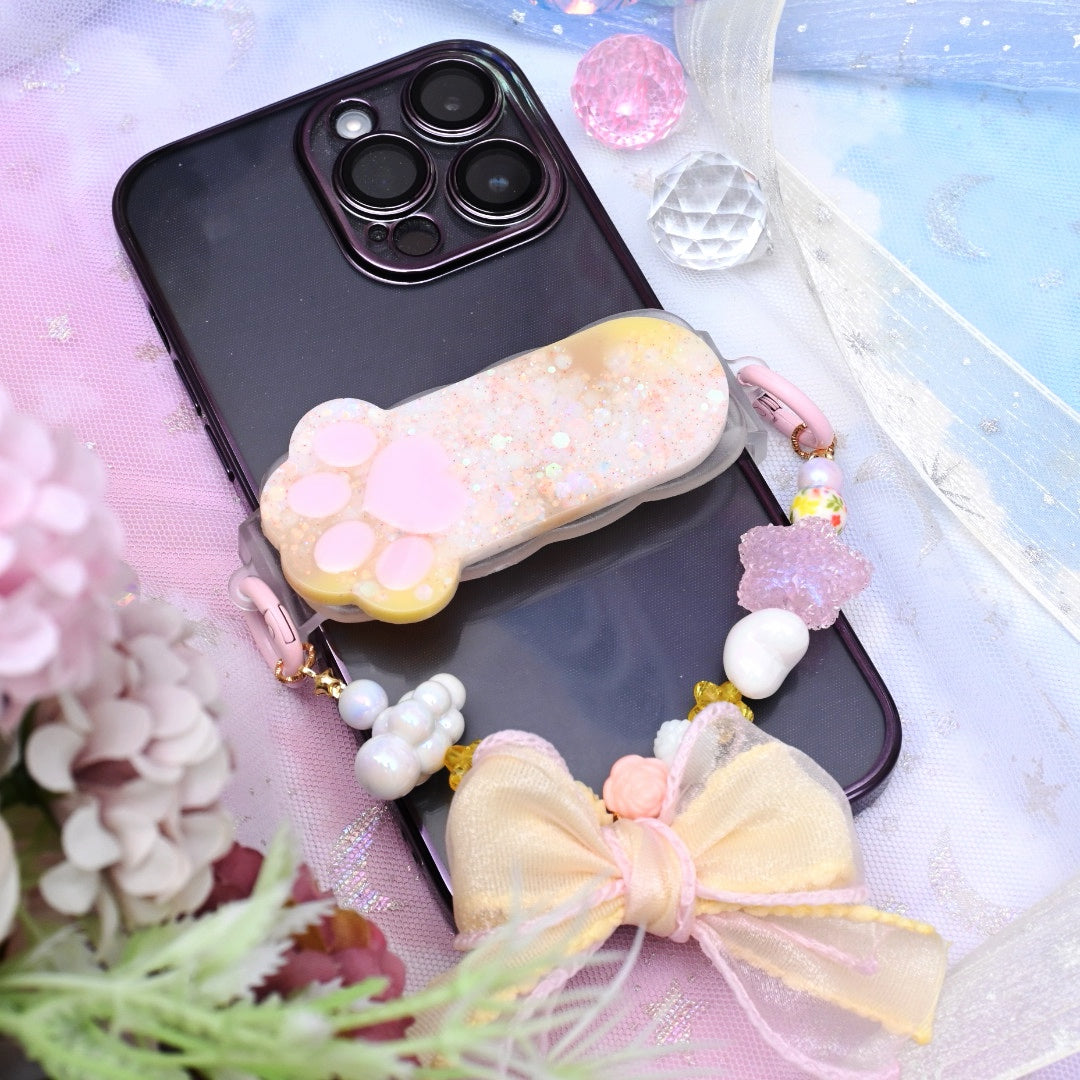 Bar Phone Grip - Pastel Paw