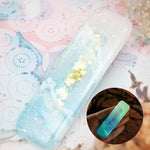 Pale Sands Shaker Barette (turtle bay, rounded rectangle)