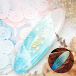 Pink Sand Beaches Shaker Barette (dolphin, oval)